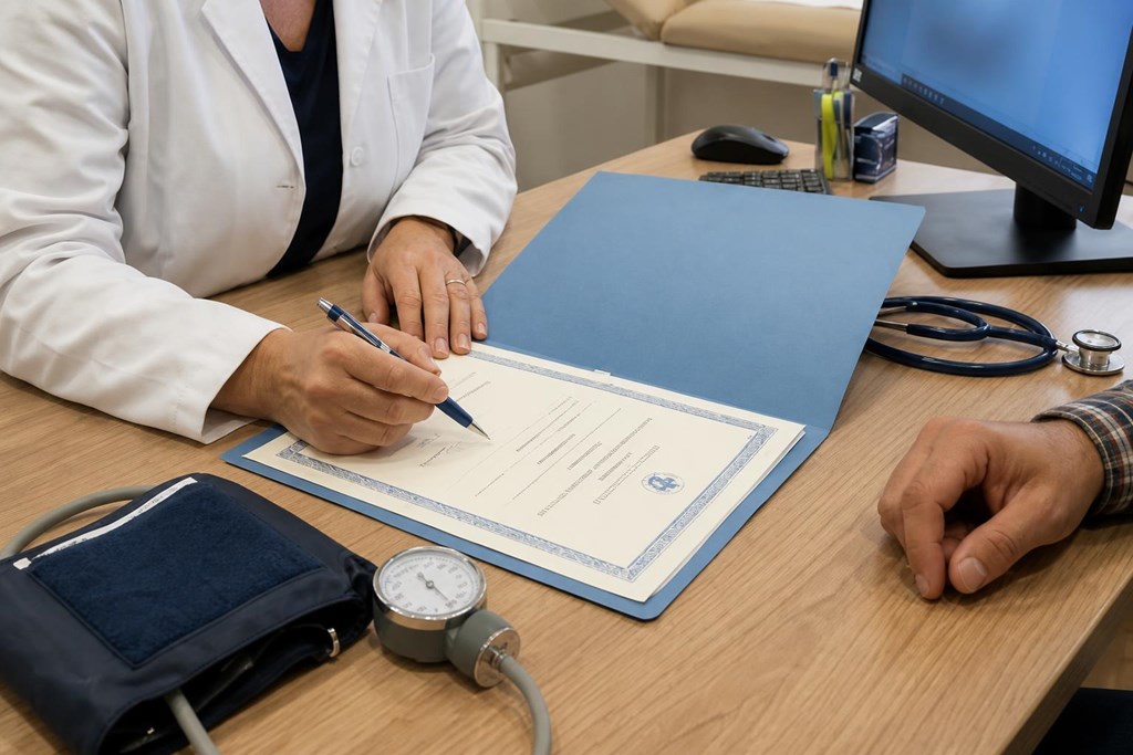 Foto 1 ¿Necesitas un certificado? Medicina general y reconocimientos de salud en Bueu